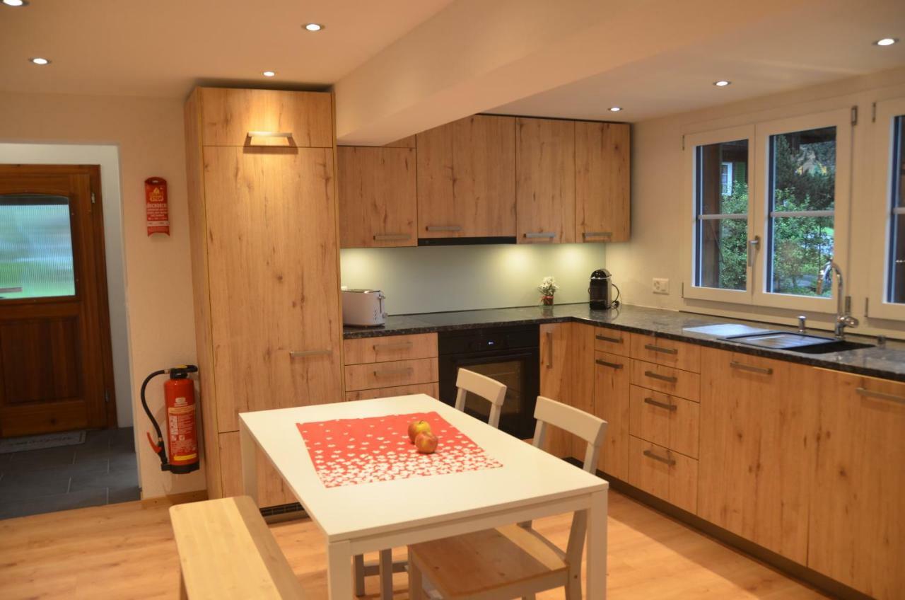Fluehblueemli Appartement Grindelwald Buitenkant foto